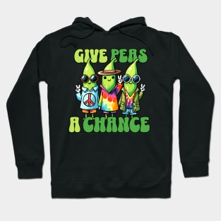 Give Peas a Chance Hippy Peace Hoodie